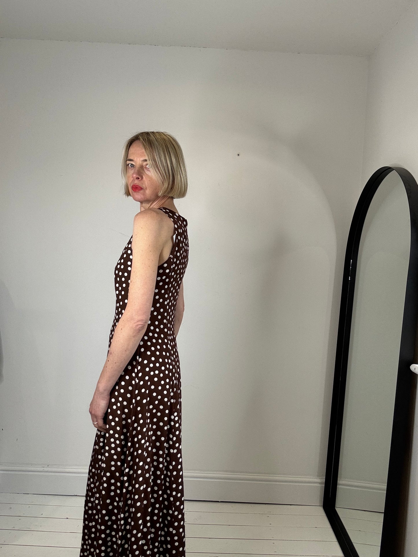 VINTAGE polka dot dress