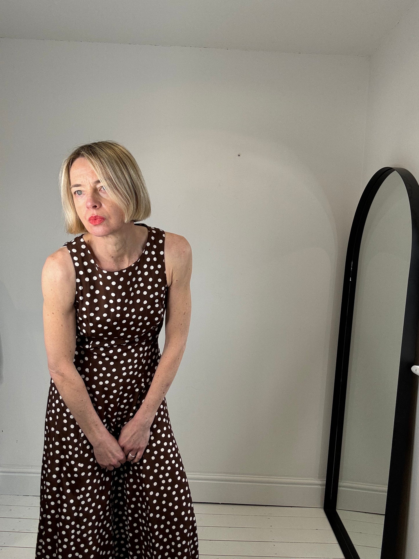 VINTAGE polka dot dress