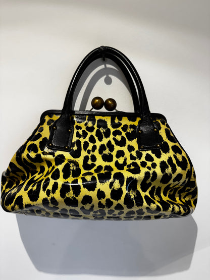 JOSEPH leopard frame bag