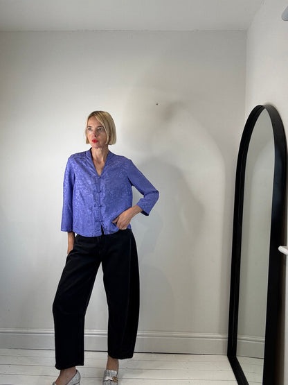 VINTAGE silk pankou blouse