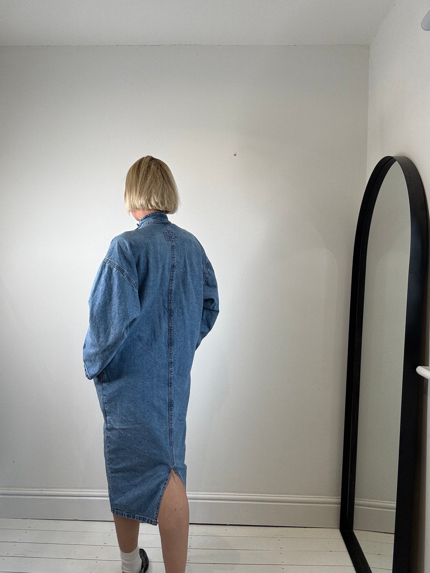 VINTAGE Italian denim dress