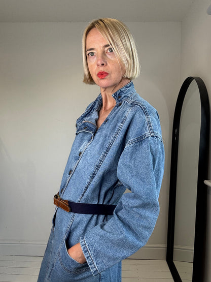 VINTAGE Italian denim dress