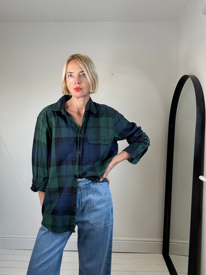 Black Watch tartan shirt