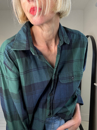 Black Watch tartan shirt
