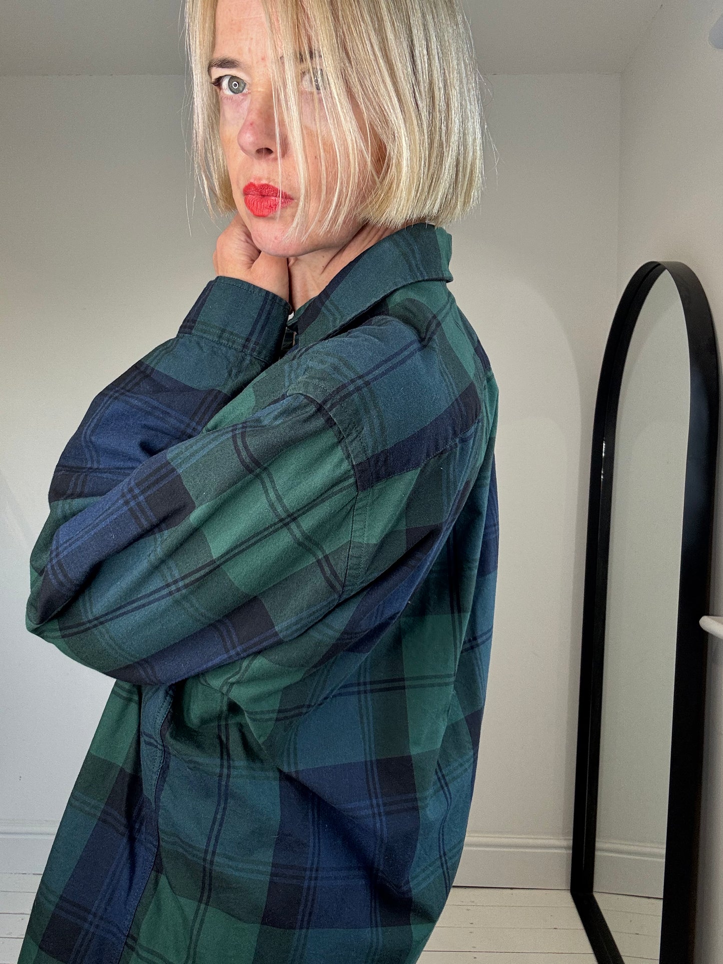 Black Watch tartan shirt