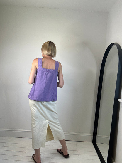 TOAST linen square neck