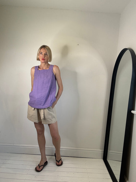 TOAST linen square neck