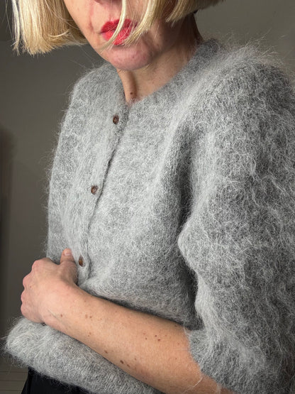 munthe alpaca cardigan half sleeve knit jumper new with labels toggle womens fashion scandi brands
