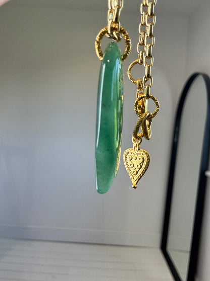 HANDLEY GREEN fish pendant
