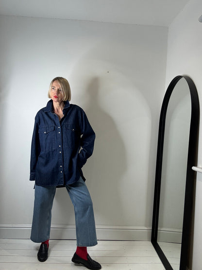 Dark denim shirt