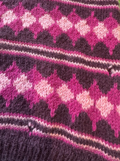 **FLAWS Patterned knitted tank