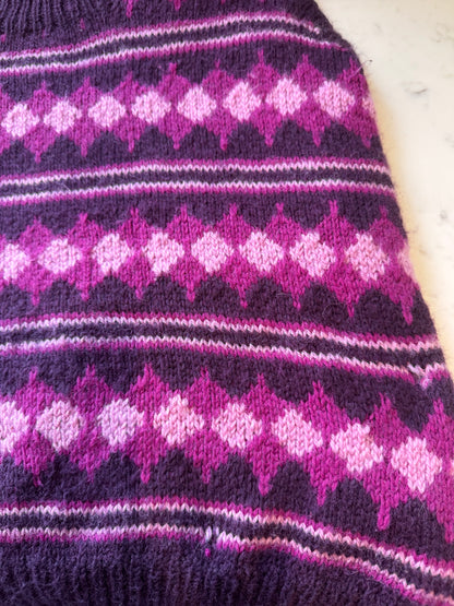 **FLAWS Patterned knitted tank