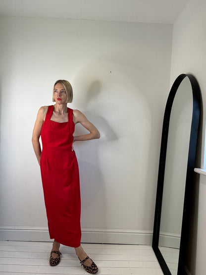 VINTAGE square neck dress
