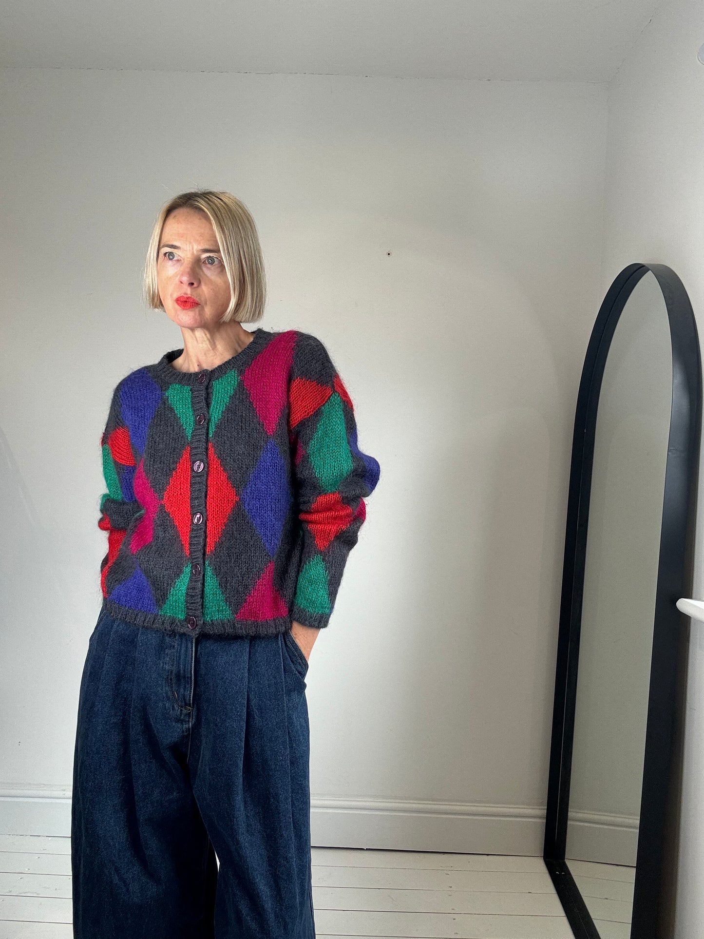 VIINTAGE diamond cardigan