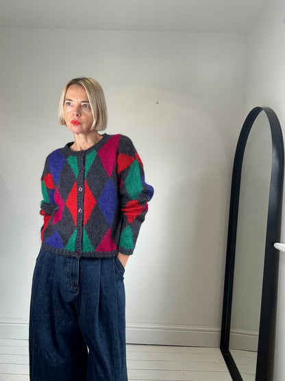 VIINTAGE diamond cardigan