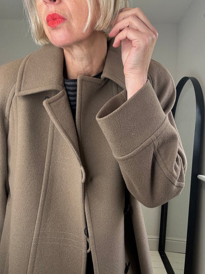 VINTAGE short asymmetric coat