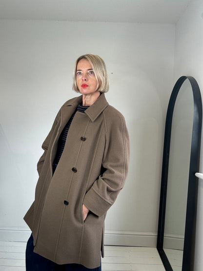 VINTAGE short asymmetric coat