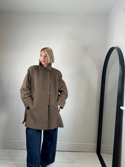 VINTAGE short asymmetric coat