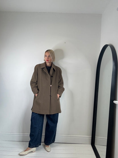 VINTAGE short asymmetric coat