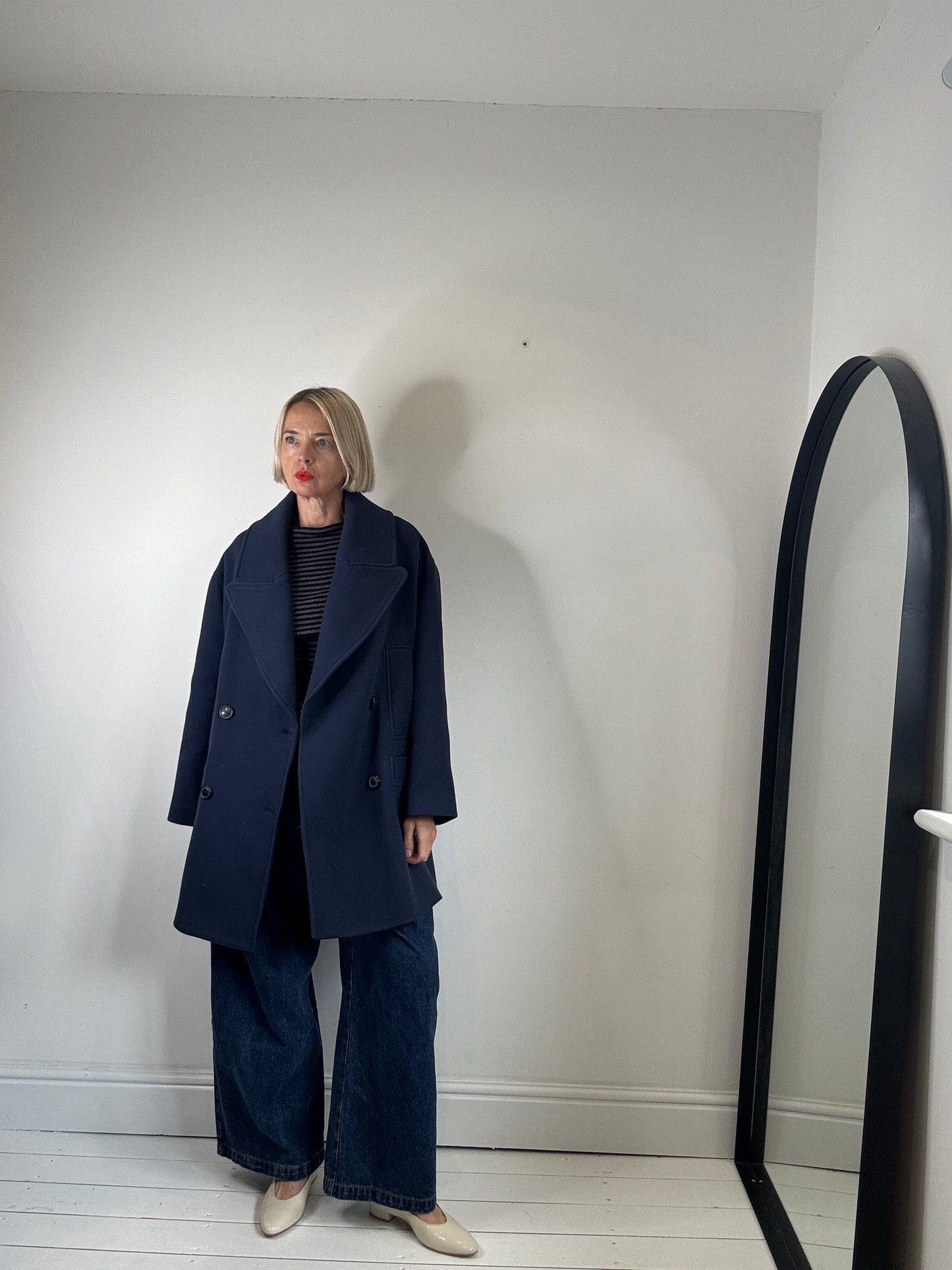 Navy db peacoat