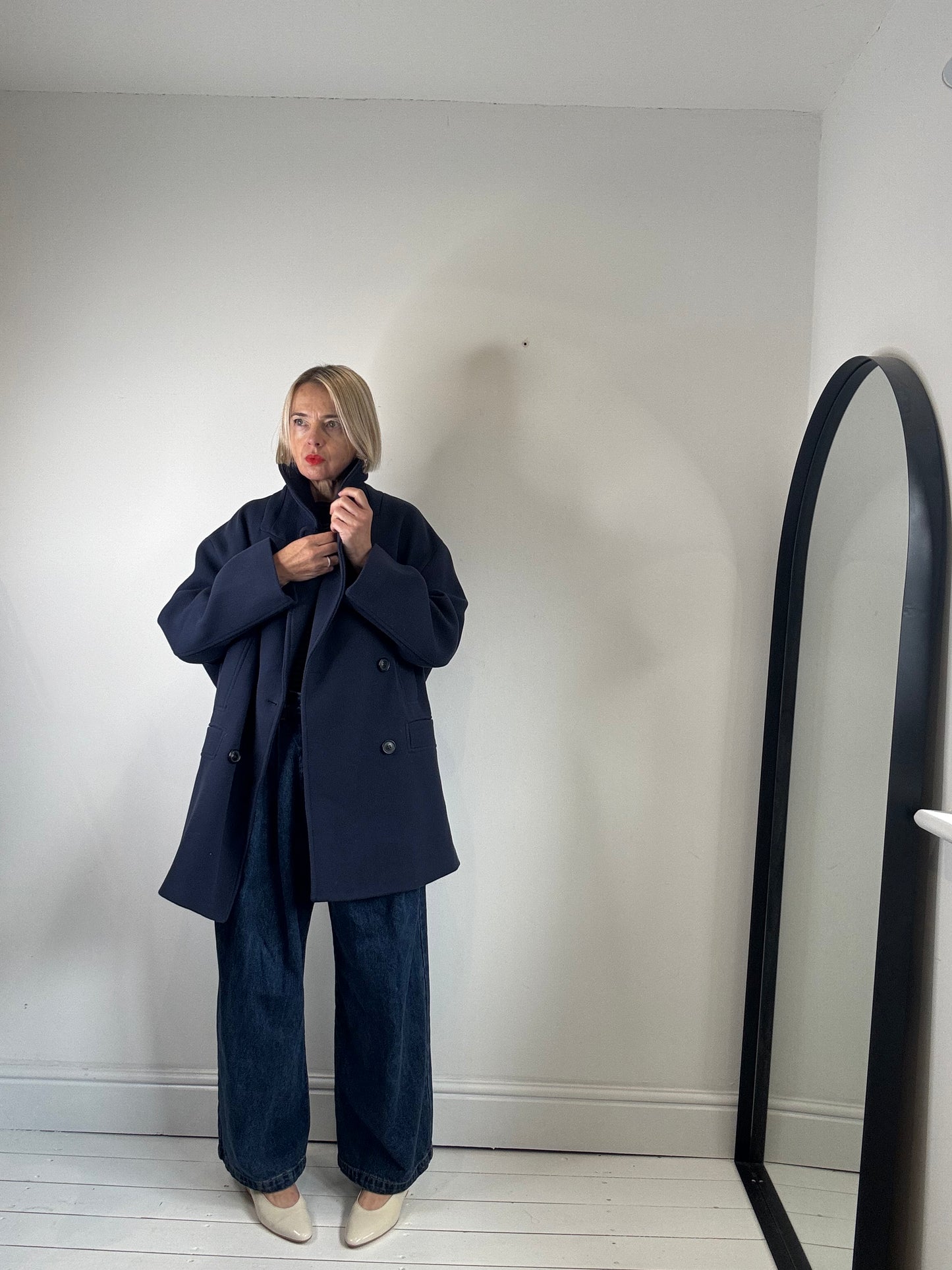 Navy db peacoat