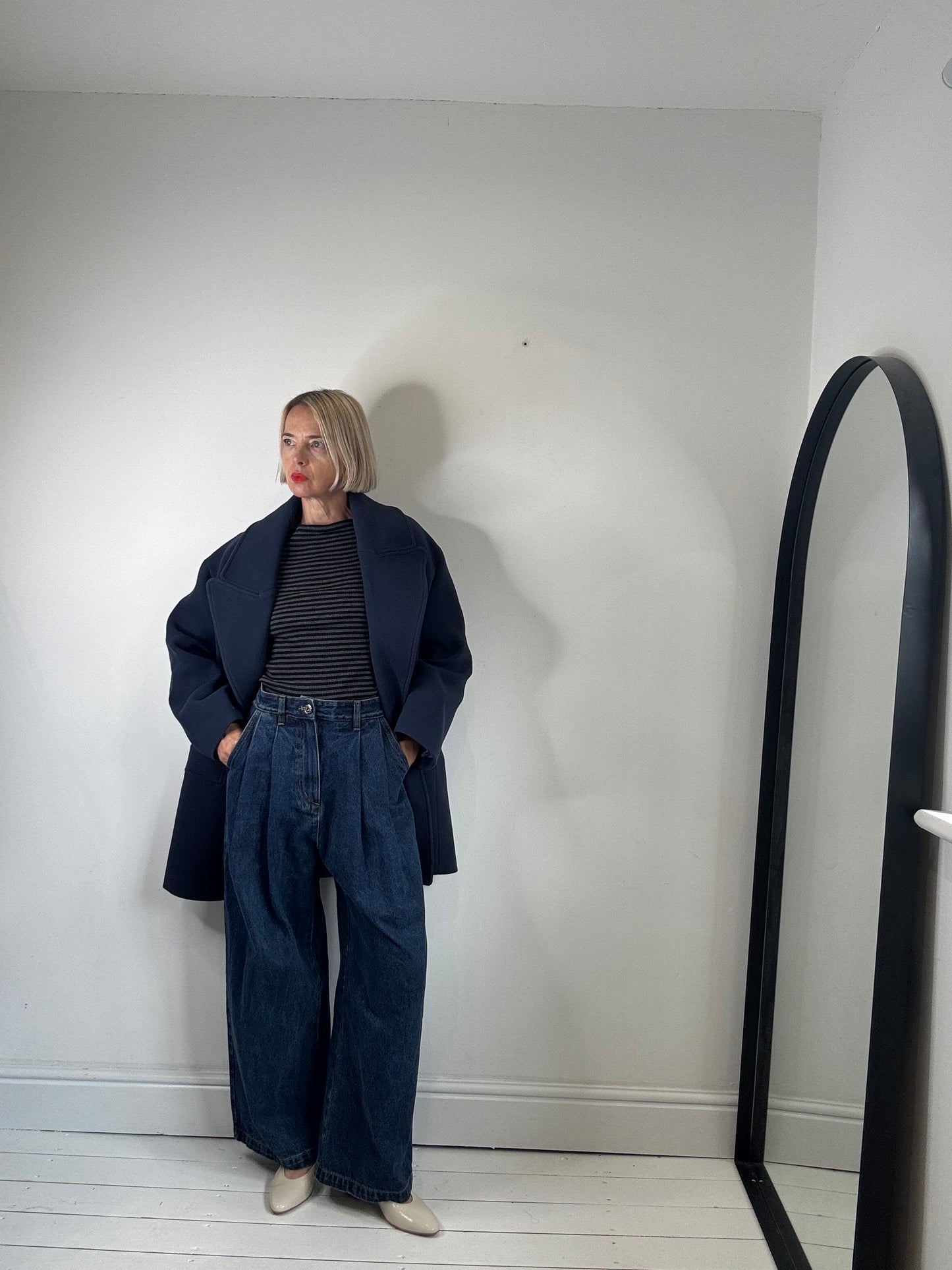 Navy db peacoat
