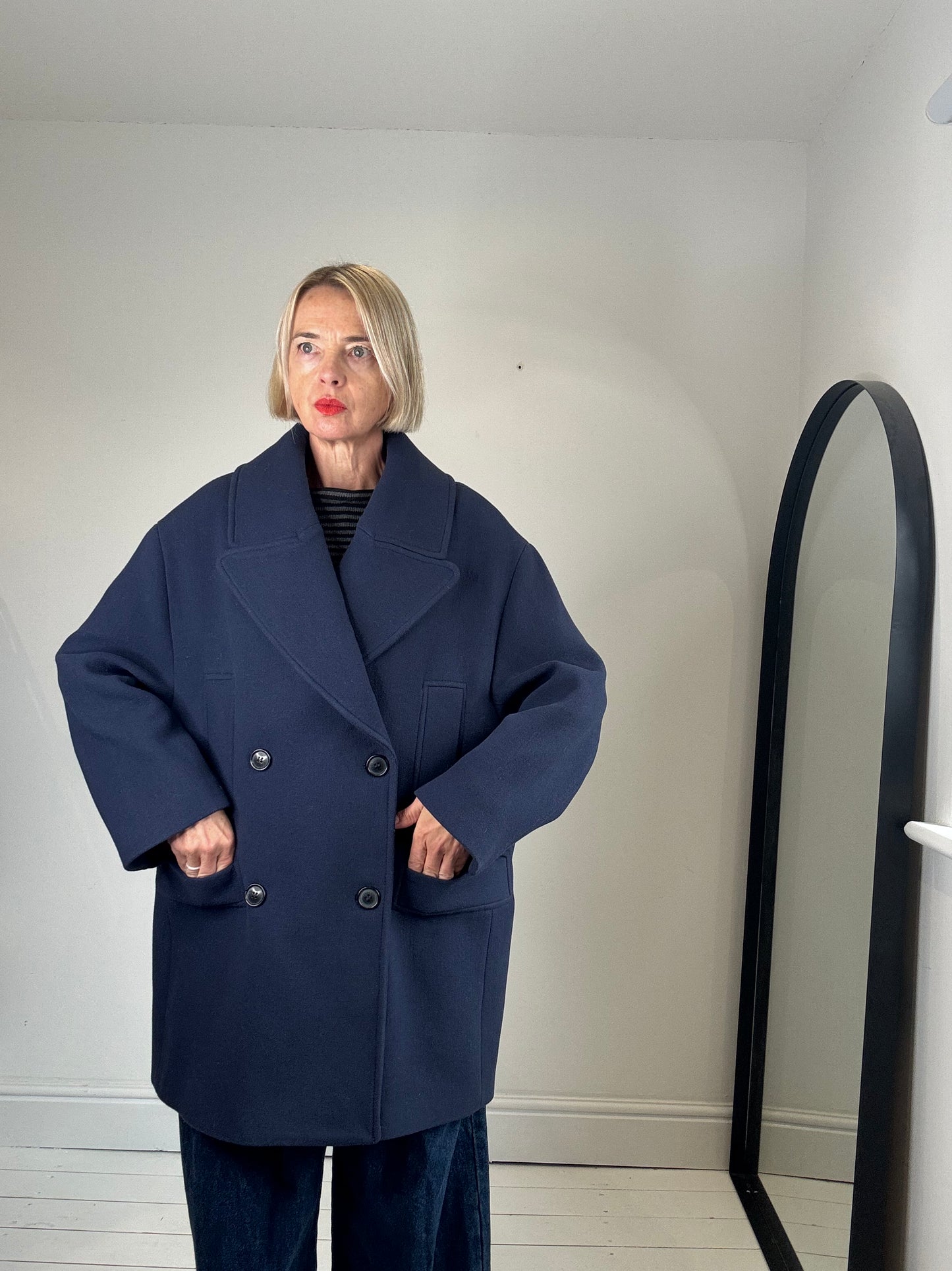 Navy db peacoat