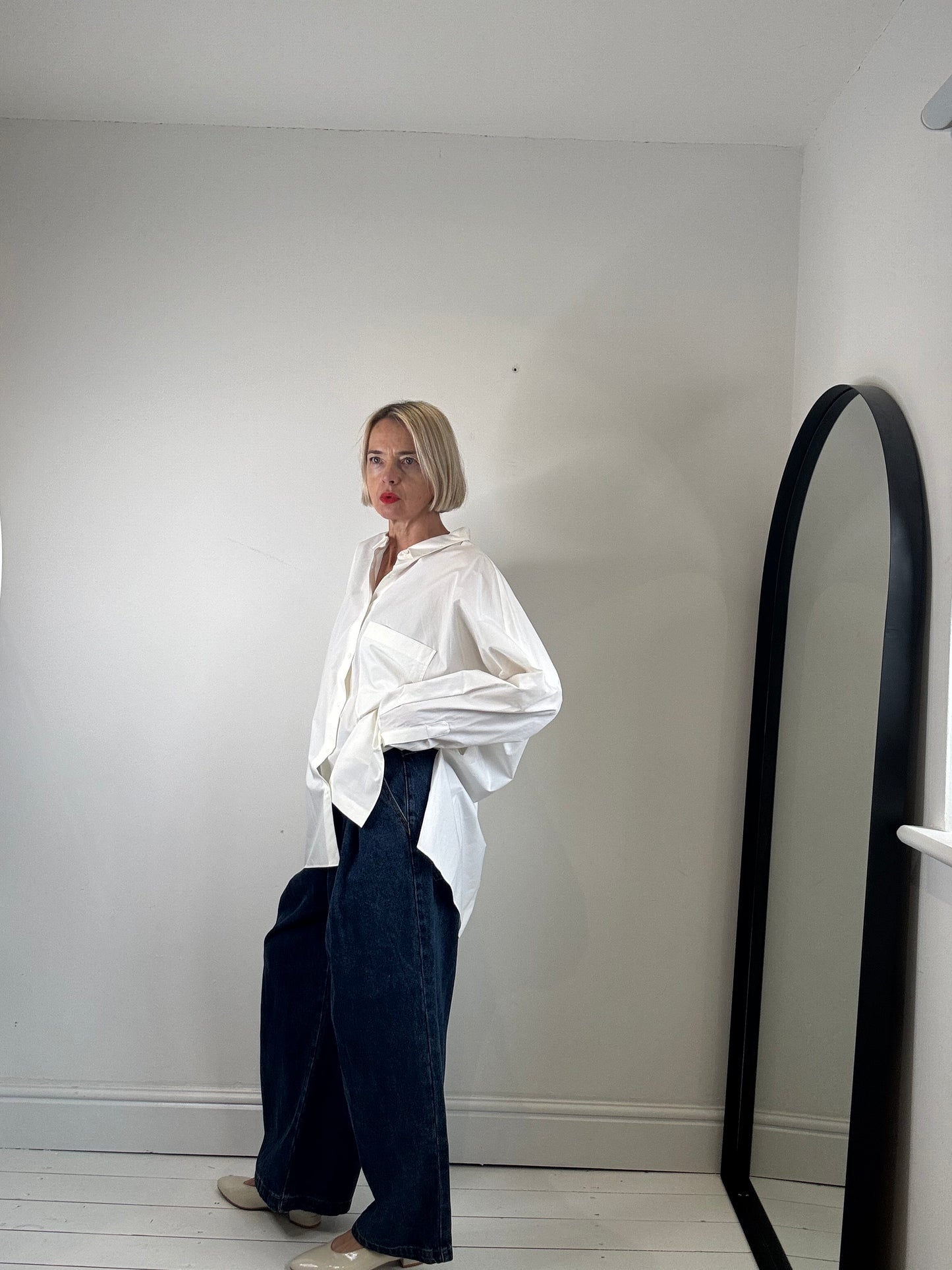 OVERSIZED cotton shirt