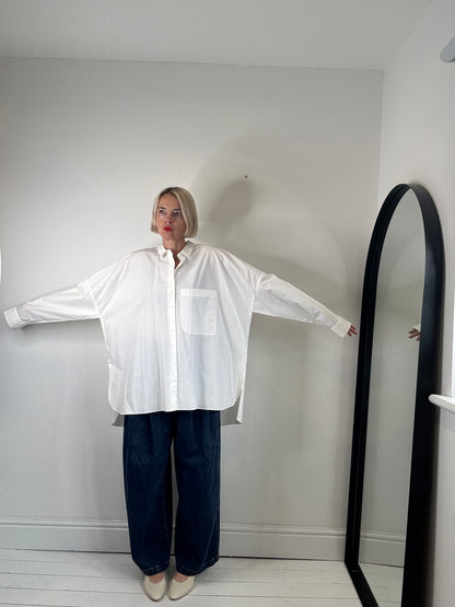OVERSIZED cotton shirt