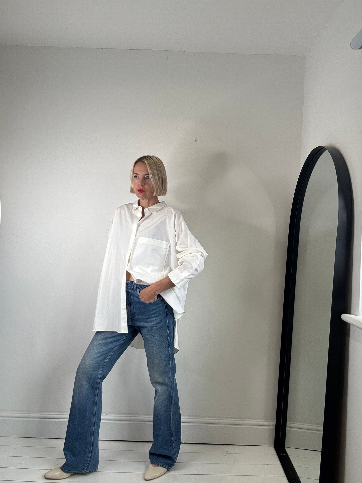 OVERSIZED cotton shirt