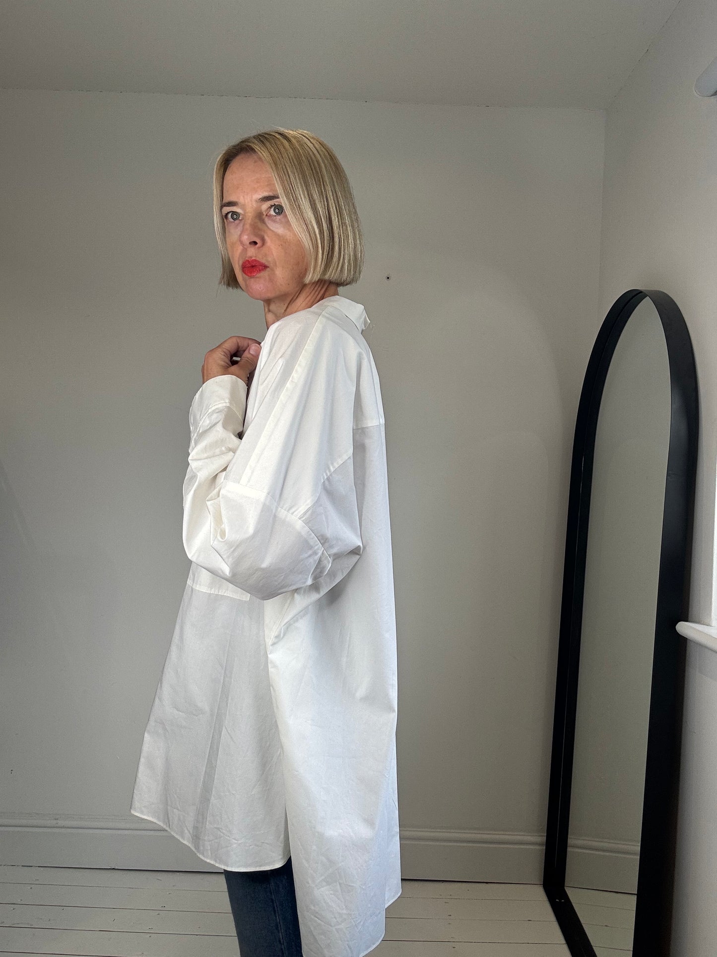 OVERSIZED cotton shirt