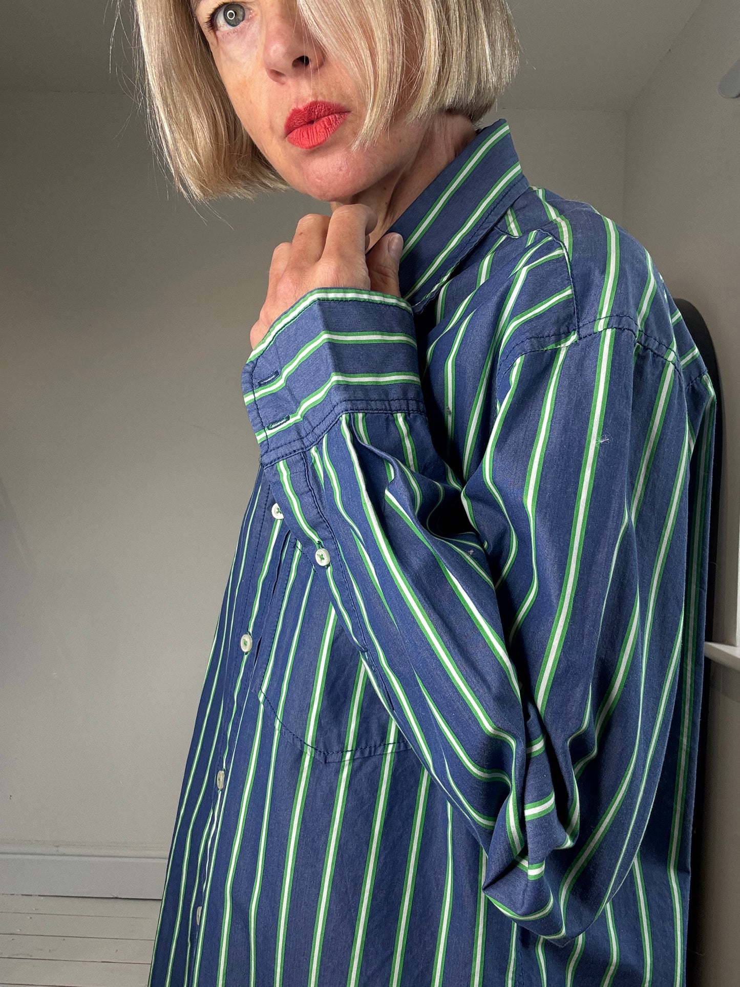 BODEN cotton stripe shirt