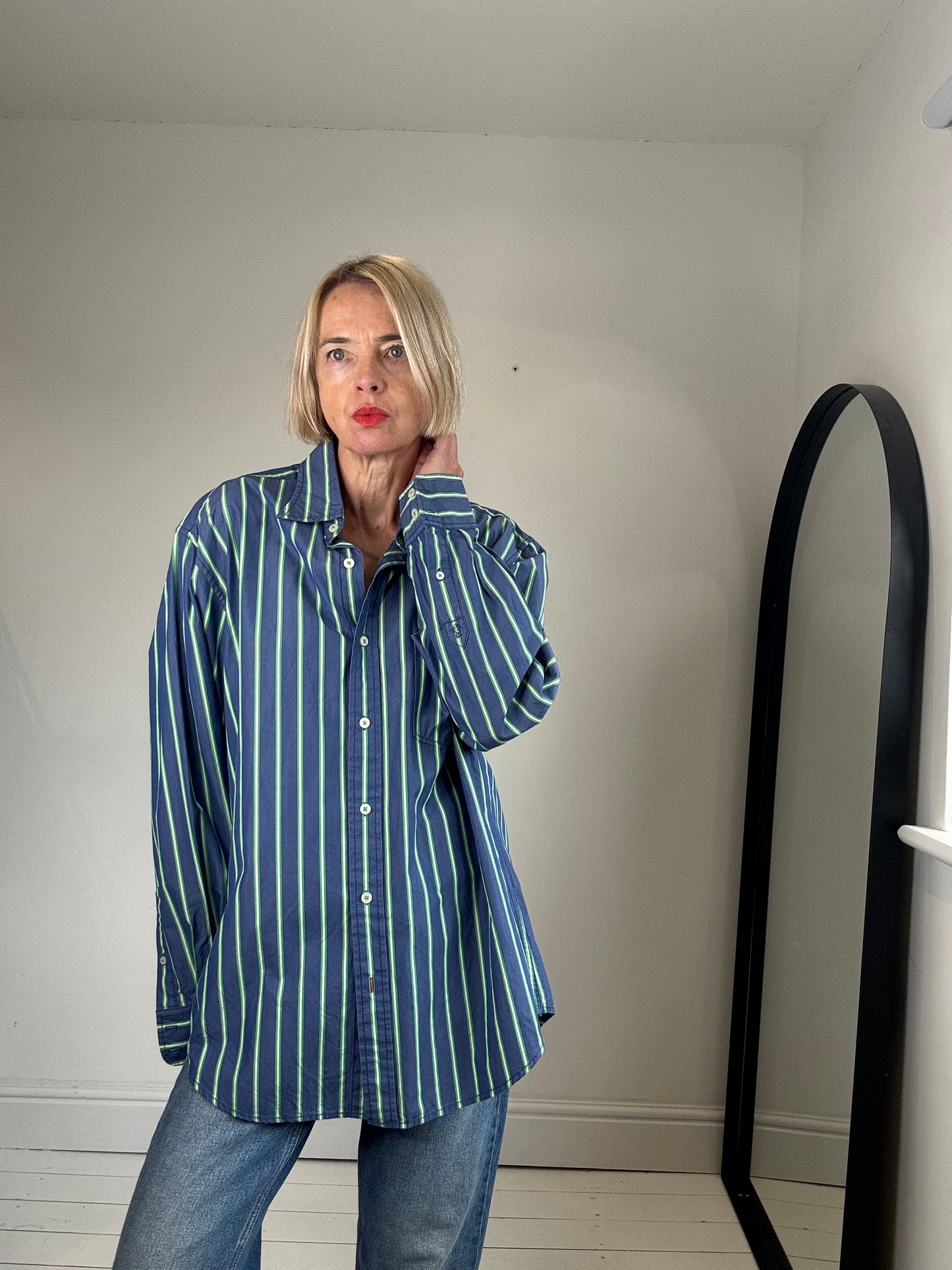 BODEN cotton stripe shirt
