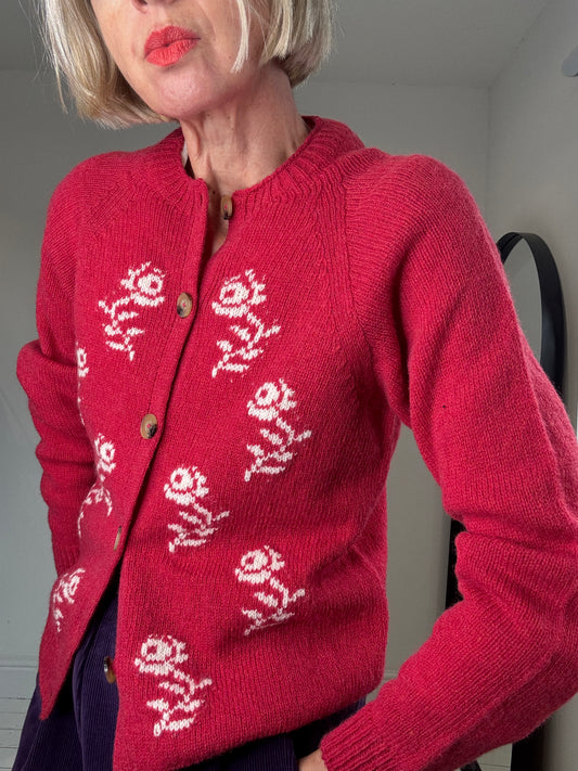 BRORA floral cardigan