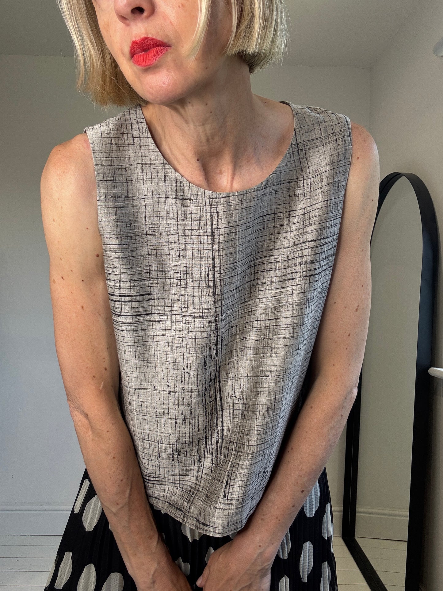 EILEEN FISHER silk top