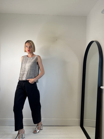 EILEEN FISHER silk top