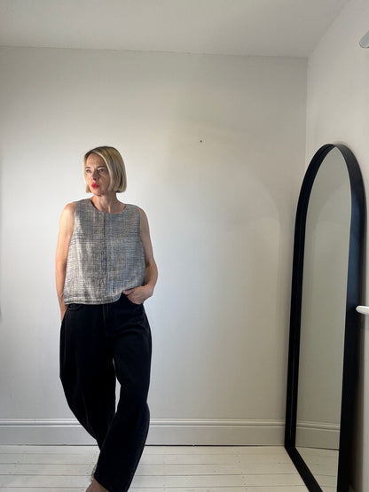 EILEEN FISHER silk top
