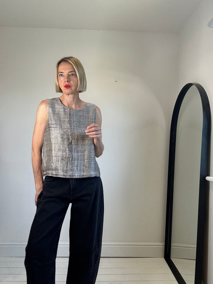 EILEEN FISHER silk top