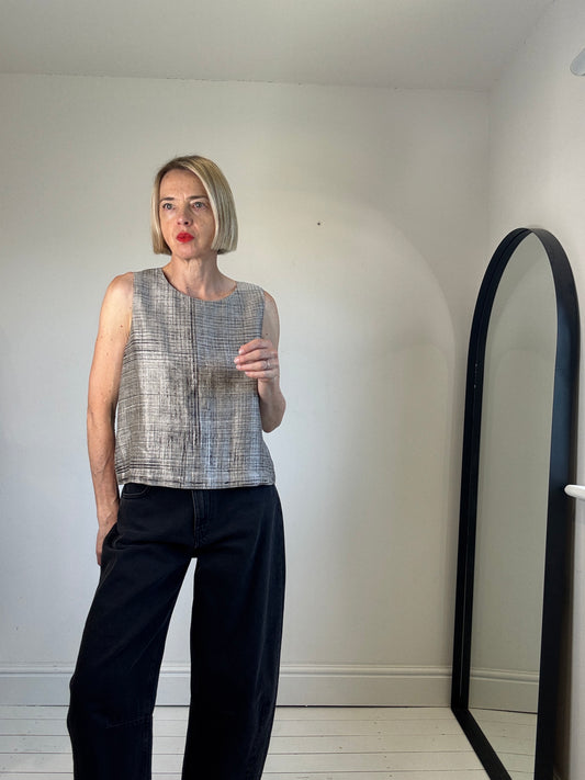 EILEEN FISHER silk top