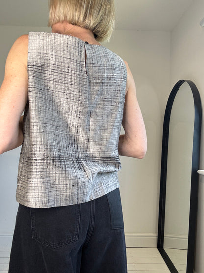 EILEEN FISHER silk top