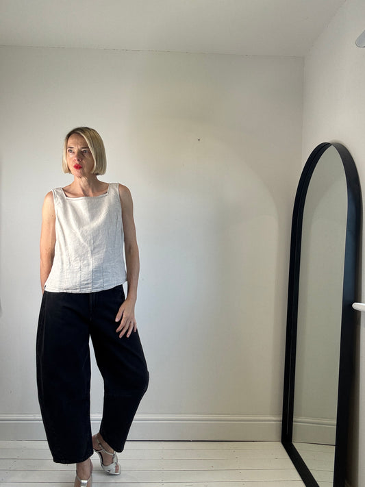 NEW Essentiel Antwerp Interstellar barrel leg jeans