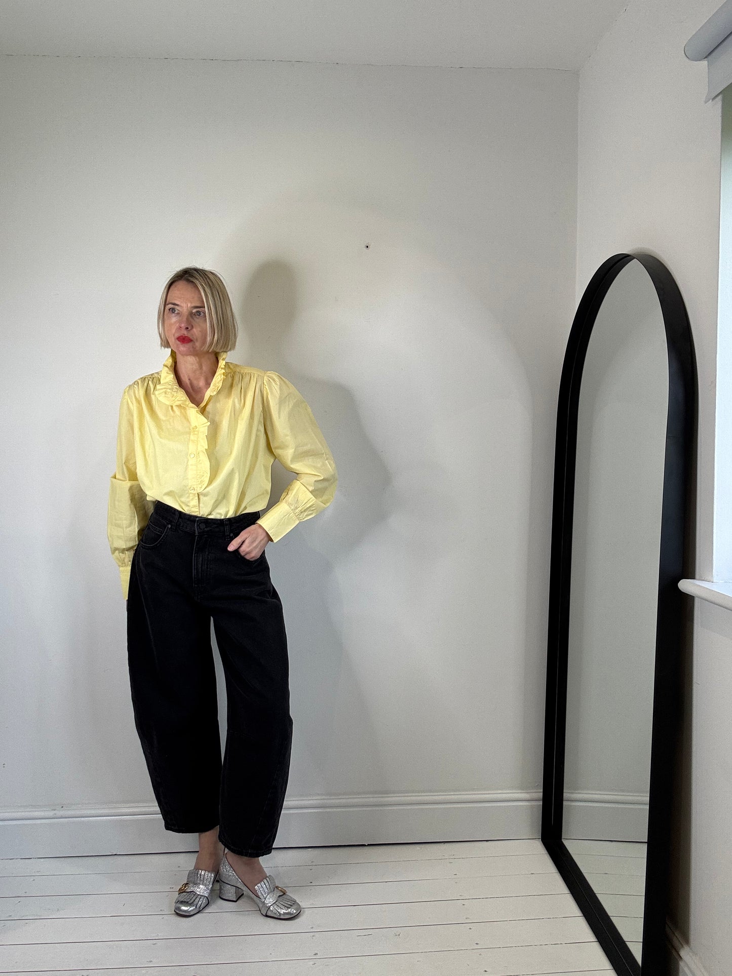 Pie crust blouse