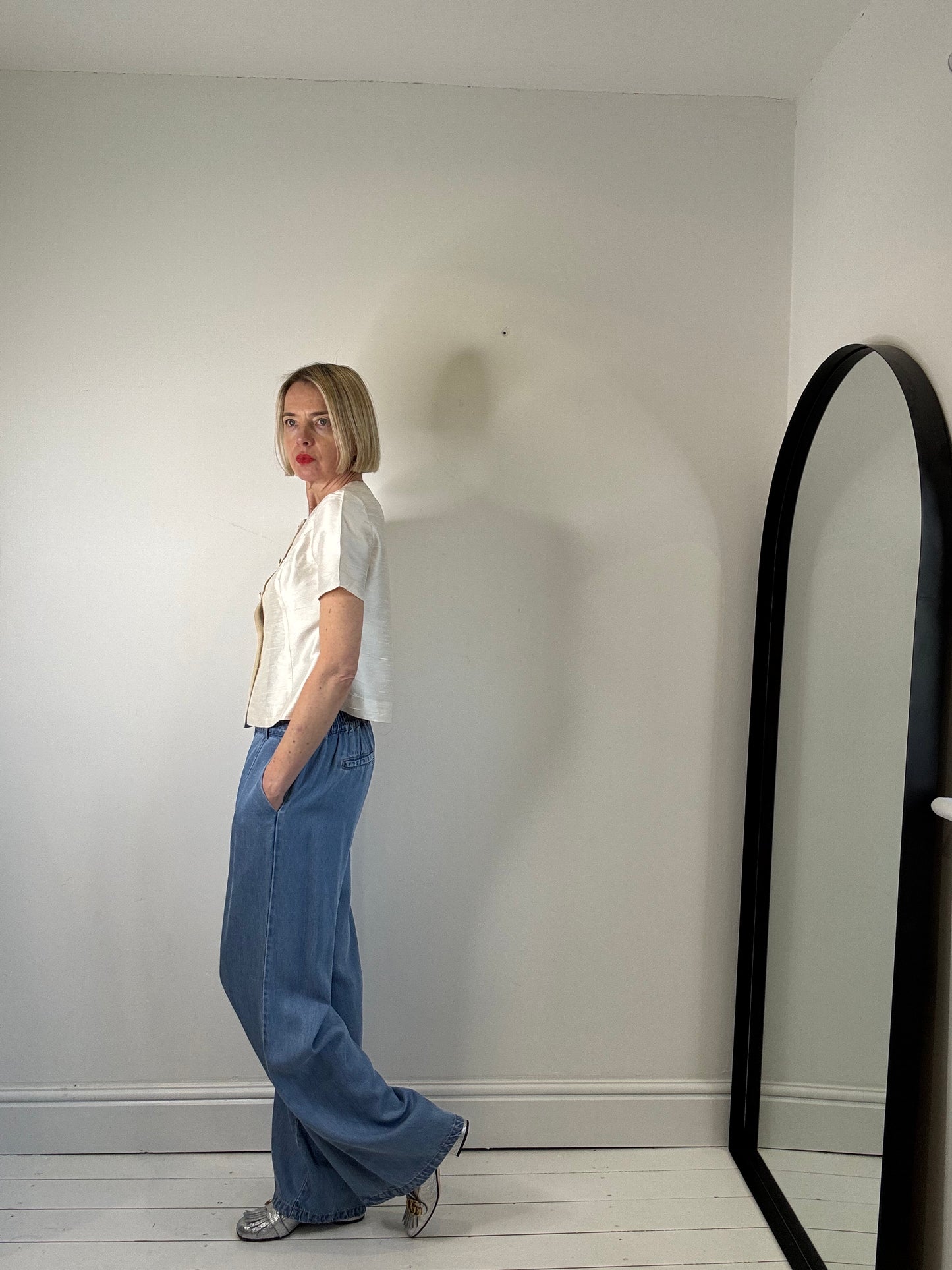 VINTAGE silk blouse