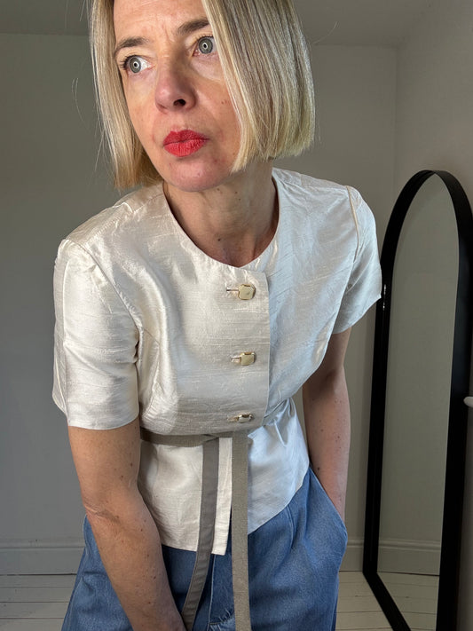 VINTAGE silk blouse