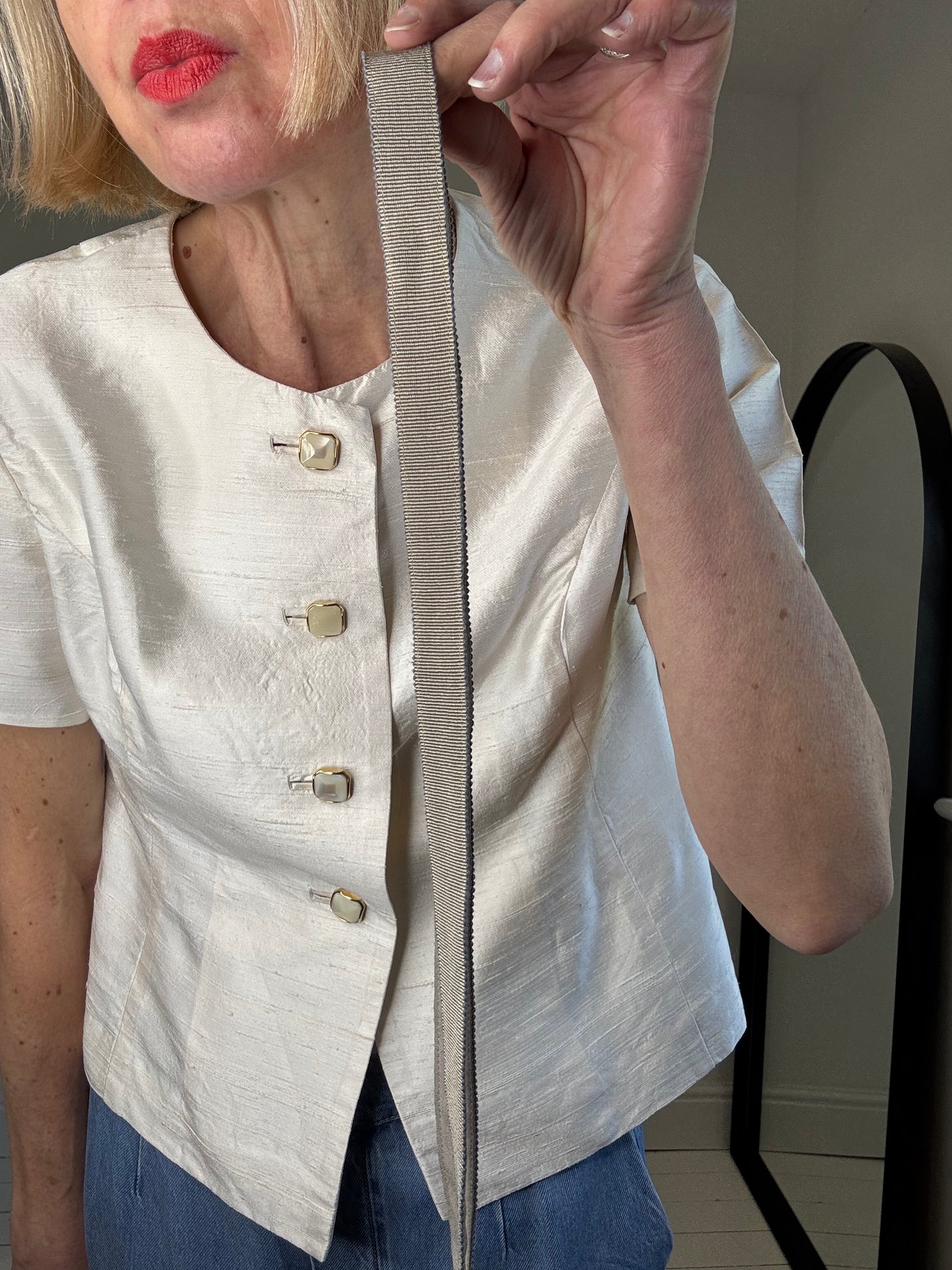 VINTAGE silk blouse