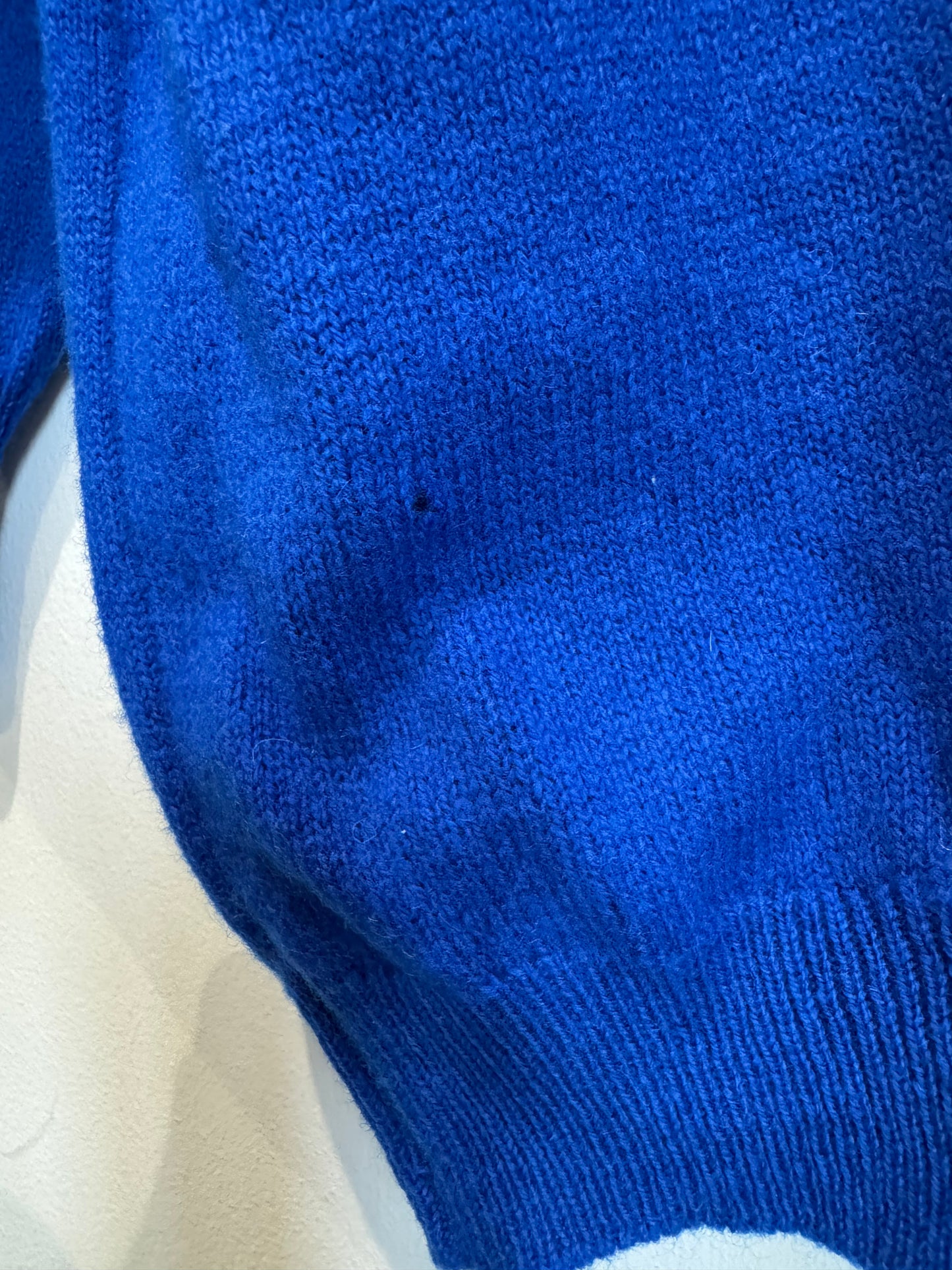 NIBLLED KNITS: Vintage diamond crew