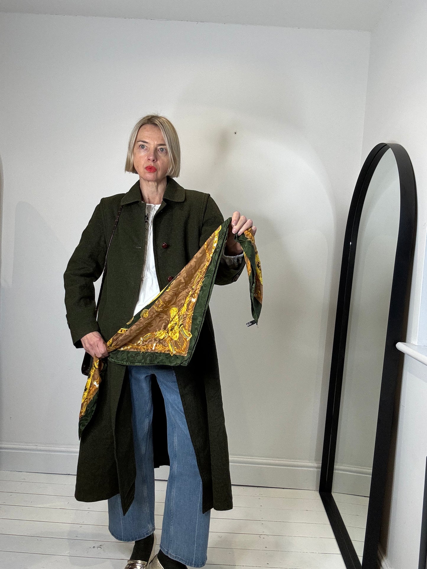 BURBERRY Loden wool sb coat