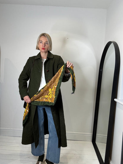 BURBERRY Loden wool sb coat