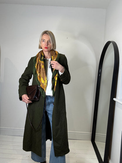 BURBERRY Loden wool sb coat