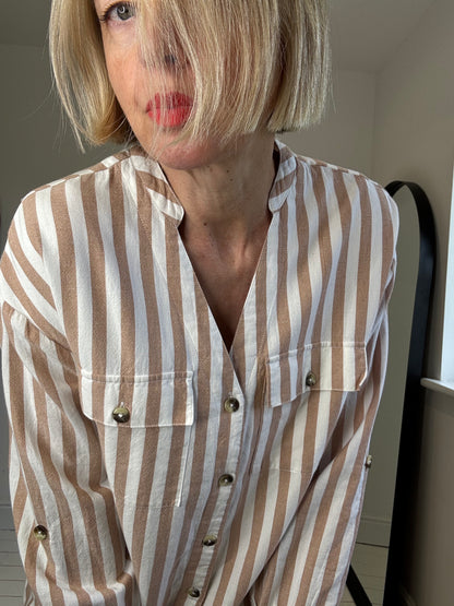 Stripe cotton dress
